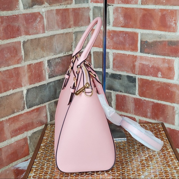 Michael Kors Large Pale Pink Ciara + Wallet NWT - Picture 6 of 8